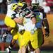 Michigan defensive end Craig Roh celebrates a play in the second half of the Outback Bowl at Raymond James Stadium in Tampa, Fla. on Tuesday, Jan. 1. Melanie Maxwell I AnnArbor.com